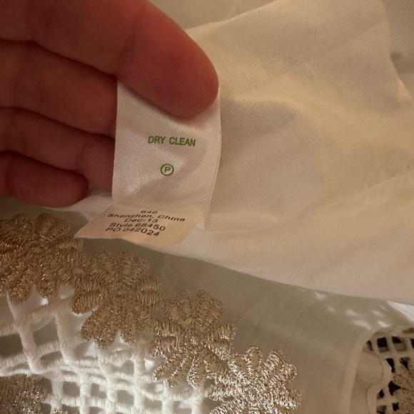 Lilly Pulitzer Barbara Two Toned Gold Metallic Lotty Daisy Floral Dress NWOT 4 - Picture 12 of 16